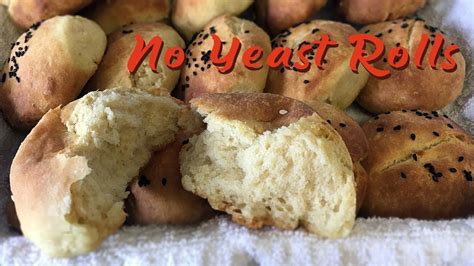 How To Cook No Yeast Bread Rolls In Just 20 Minutes Youtube