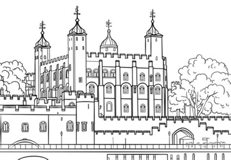 The kids can enjoy london coloring pages, math worksheets, alphabet worksheets, coloring worksheets and drawing worksheets. Tower of London coloring page | Free Printable Coloring Pages