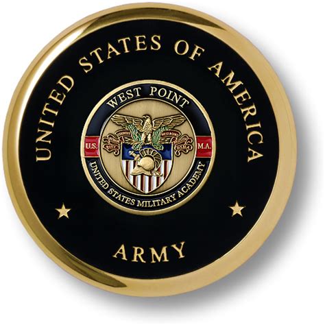 Army West Point Brass Coaster