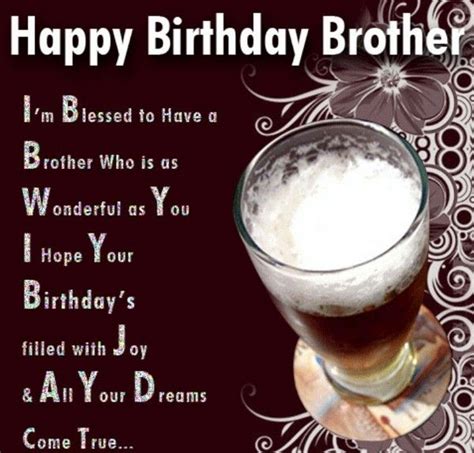 350 Best Birthday Wishes For Brother With Pictures Happy Birthday