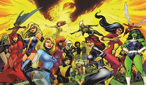 34 Marvel Superheroes Female Characters