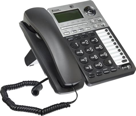 Atandt Ml17939 2 Line Corded Telephone With Digital Uk