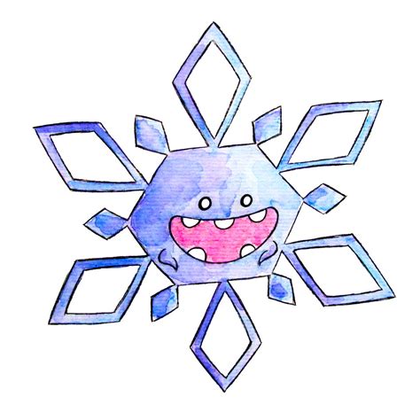 Snowflake Monster Clip Art Library