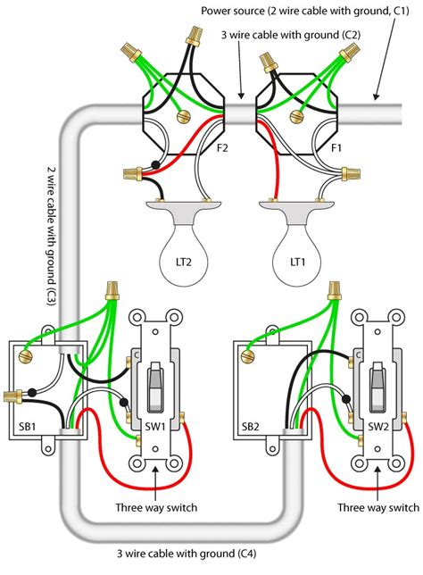 I Need To Power Multiple Basement Lights To Two 3way Switches At The