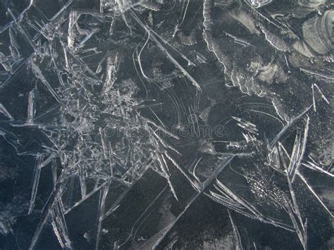 Patterns In Ice Stock Image Image Of Creating Solid 62945861