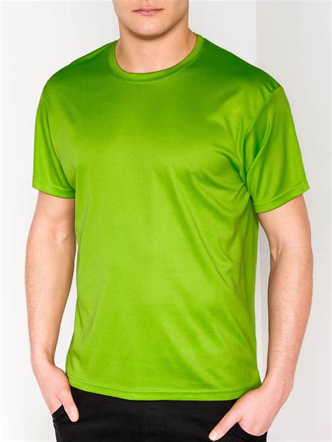 Mens Plain T Shirt S883 Lime Green Modone Wholesale Clothing For Men