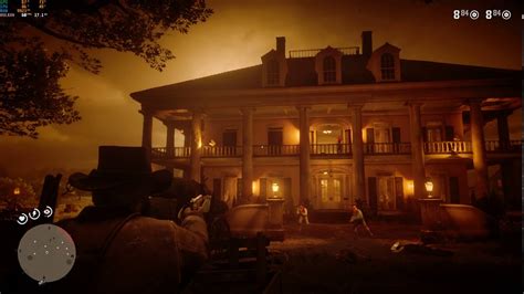 Red Dead Redemption 2 Arthur And The Gang Raids Braithwaite Manor