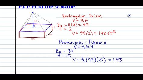 124 Notes Volume Of Composite Solids Youtube