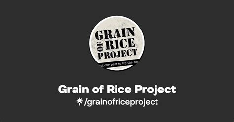 Grain Of Rice Project Facebook Linktree