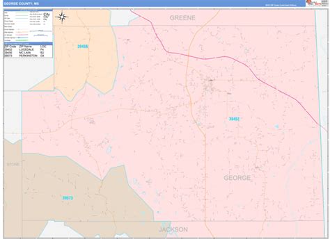 Digital Maps Of George County Mississippi