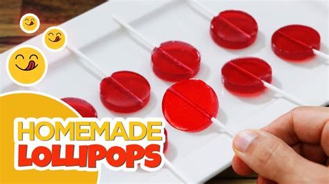 Lollipops Recipe How To Make Homemade Lollipops Youtube