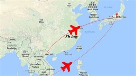 Thời gian bay từ Việt Nam đến Nhật mất bao nhiêu lâu