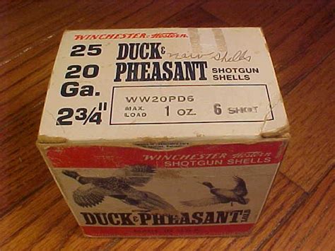 Box Of Winchester Duck Pheasant Gauge Shot