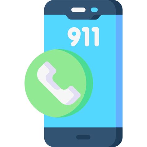 911 Call Special Flat Icon