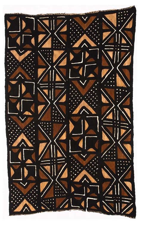 Africa Mud Cloth From The Bamana People Of Mali Or Burkina Faso