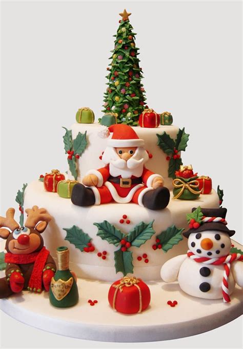Form the leg like this: 25 Beautiful Christmas Cake Decoration Ideas and design ...