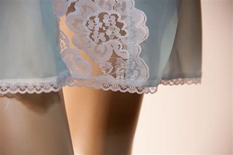 delightful semi sheer silky soft aqua nyltest nylon and white