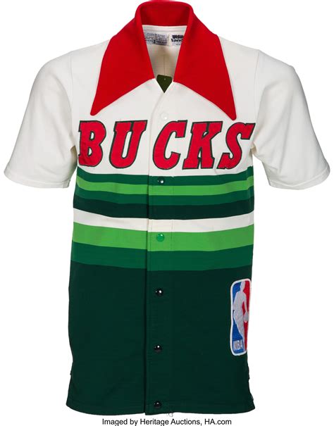 Early To Mid 1980s Milwaukee Bucks Game Worn Warmup Jacket Lot