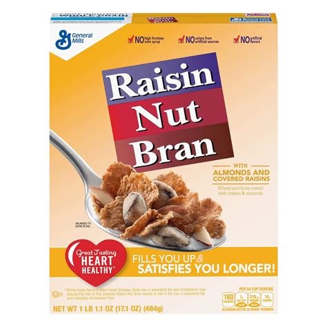 Pack Of 8 Raisin Nut Bran Cereal 171 Oz Box