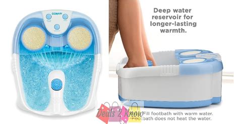 amazon conair waterfall pedicure foot spa bath w blue led lights massaging bubbles and massage