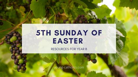 5th Sunday Of Easter Year B 2024 Young Catholics In 2021 Daily