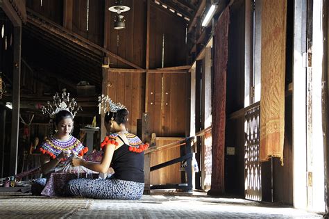 Sarawak Cultural Village Iban Long House Dan K Flickr