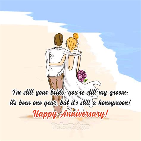 1st Wedding Anniversary Wishes For Your Husband True Love Words