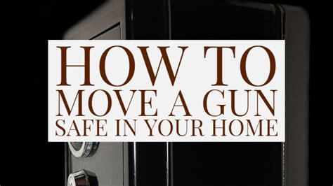 Use your legs and feet to move around while avoiding moving or twisting your upper body. How To Move A Gun Safe In Your El Paso, TX Home