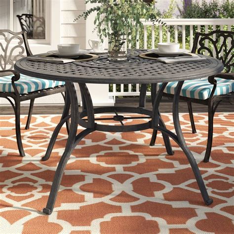 We would like to show you a description here but the site won't allow us. Maytown Metal Dining Table | Metal dining table, Wicker ...