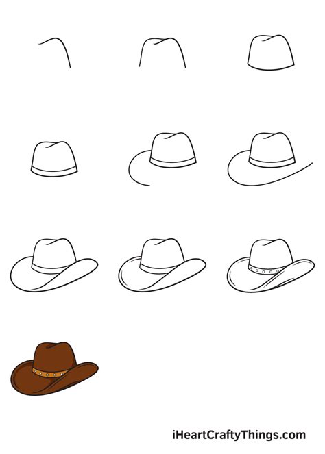 Hướng dẫn chi tiết vẽ cái mũ đơn giản với 9 bước cơ bản