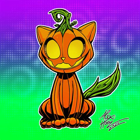 Pumpkin Cat By Alexhoey On Newgrounds