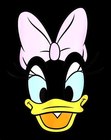 Disney Daisy Duck Big Face T Shirt Digital Art By Minh Trong Phan