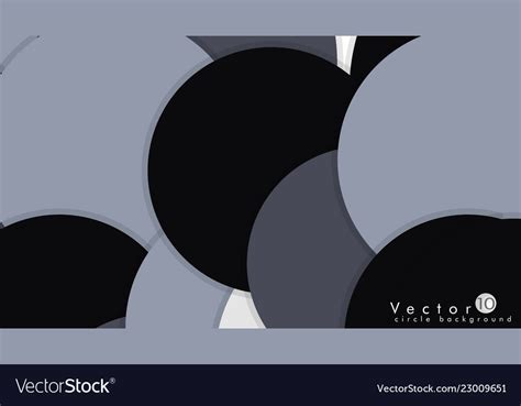 Simple And Colorful Circles Background Design Vector Image