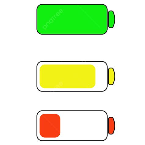 Battery Icon Battery Icon Set Png And Vector With Transparent