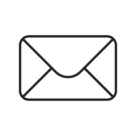 Email And Mail Icon Black 20009601 Png