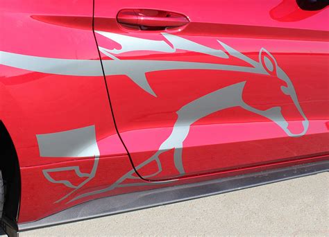 Colors 2019 Ford Mustang Rear Window Pony Outline Vinyl Decals Sticker