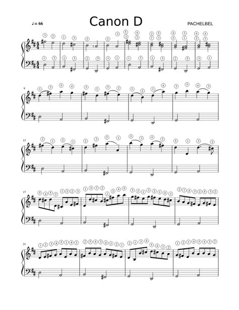 Canon in d duet for 2 late beginners. Canon D Sheet music for Piano | Download free in PDF or MIDI | Musescore.com