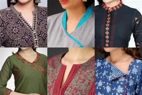 Top 50 Stylish And Trendy Kurti Neck Designs In 2023