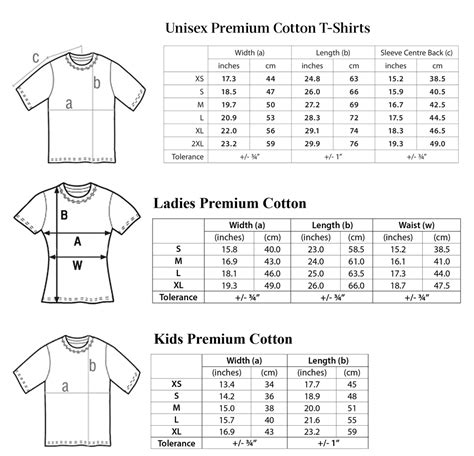 Gildan Size Chart Clothpedia