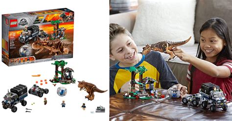 Carnotaurus model is solid and can be played. Amazon: LEGO Jurassic World Carnotaurus Gyrosphere Escape ...