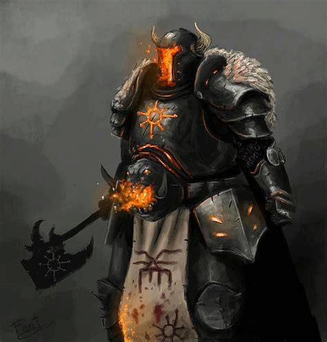 Chaos Warrior By Fonteart Fantasy Male Fantasy Armor Dark Fantasy