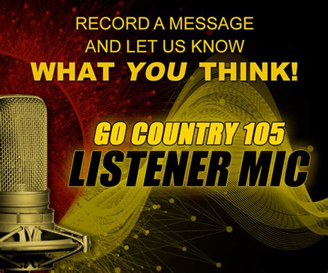 Go Country 105 Comment