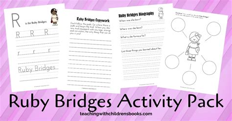 Worksheets On Ruby Bridges Printable Word Searches