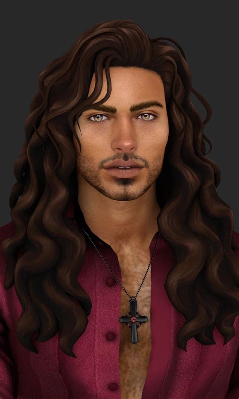 Wistful Castle Sims 4 Hair Male Sims 4 Curly Hair Sims Hair