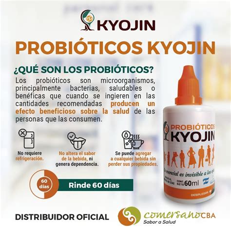Kyojin Probioticos Frasco Gotero X 60 Ml Kyojin Dietarios Farmacias