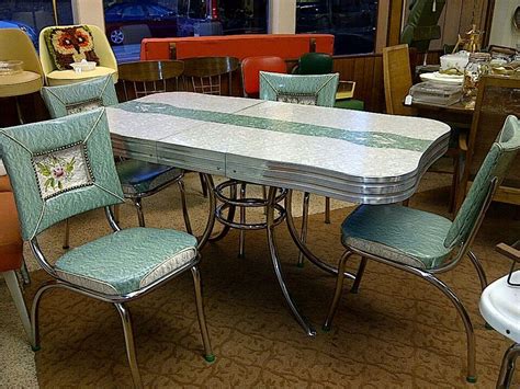 Vintage Chrome Dinette Sets For Sale Vintage Dining Table