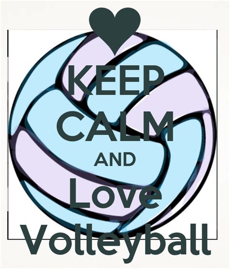Keep Calm And Love Volleyball Poster Angel Keep Calm O Matic