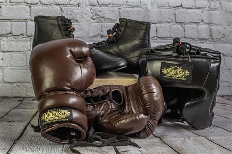 Topboxer Old School Vintage Style Boxing Gloves Ebay