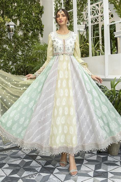 Latest Maria B Eid Lawn Stylish Dresses Designs Collection 2023 Eid Dresses Pakistani Frocks
