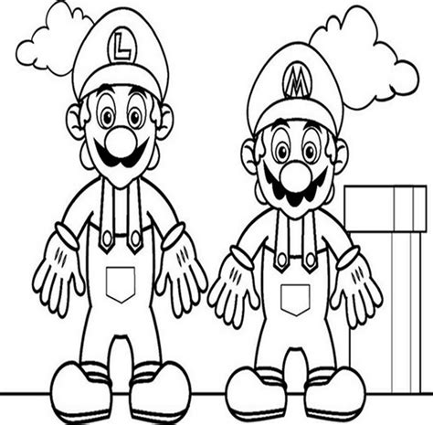 Mario bros toad coloring page new coloring pages theotix. New Super Mario Bros Kids Coloring Pages Free Colouring ...